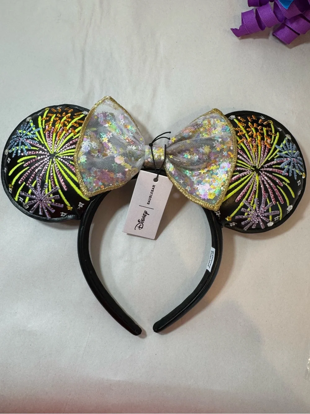 Minnie Mouse Fireworks Ear Headband For Adults by BaubleBar